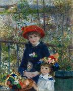Pierre Auguste Renoir Two Sisters Sweden oil painting artist